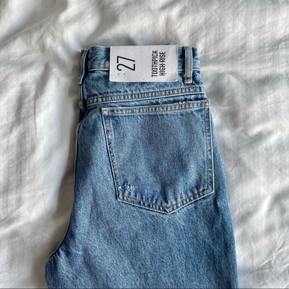 NWT BDG Vintage Denim Toothpick High Rise Jeans - Picture 4 of 6